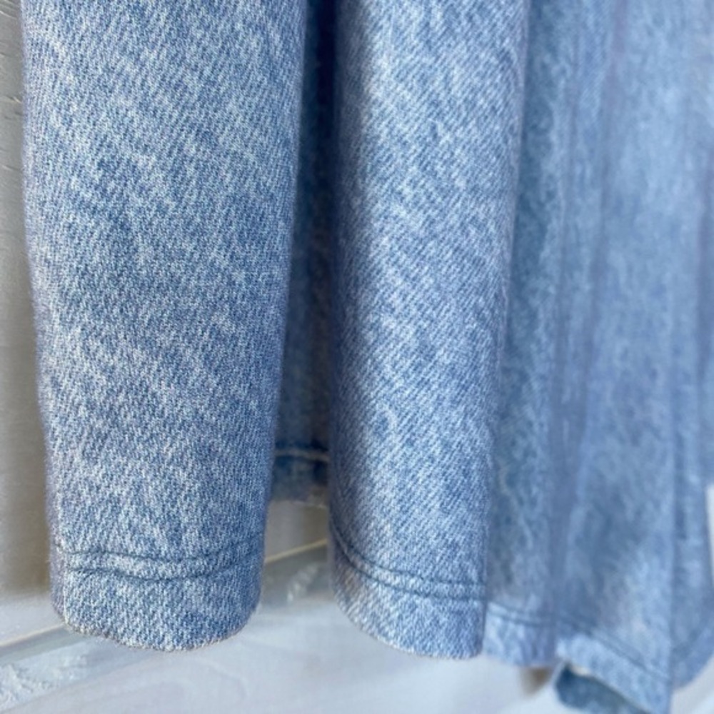 AE Aerie REAL SOFT Comfy COOLING Pajama Shorts Boxer Sleep Lounge XL Denim Print - Picture 6 of 12